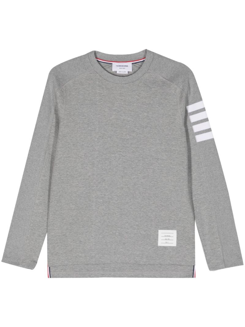 Grey 4-bar Stripe Sweatshirt