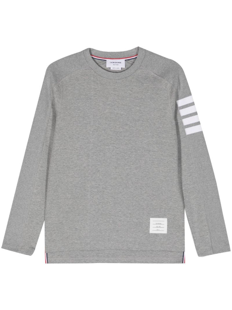 Grey 4-bar Stripe Sweatshirt