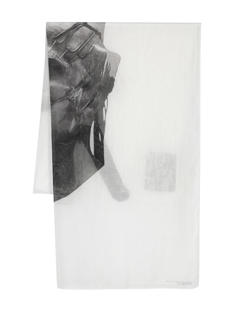 White Ron Flag Scarf