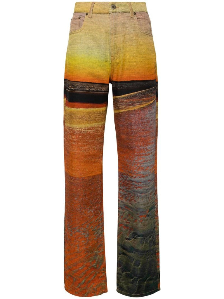 Yellow Voyage Straight-leg Jeans