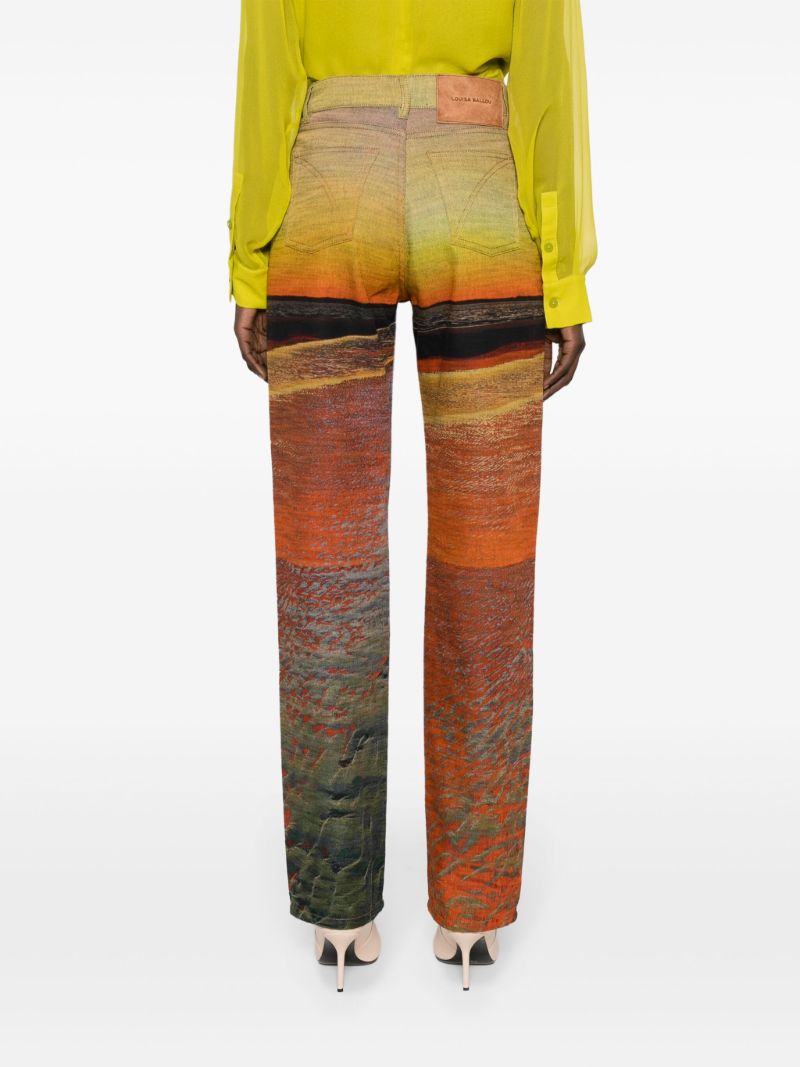 Yellow Voyage Straight-leg Jeans