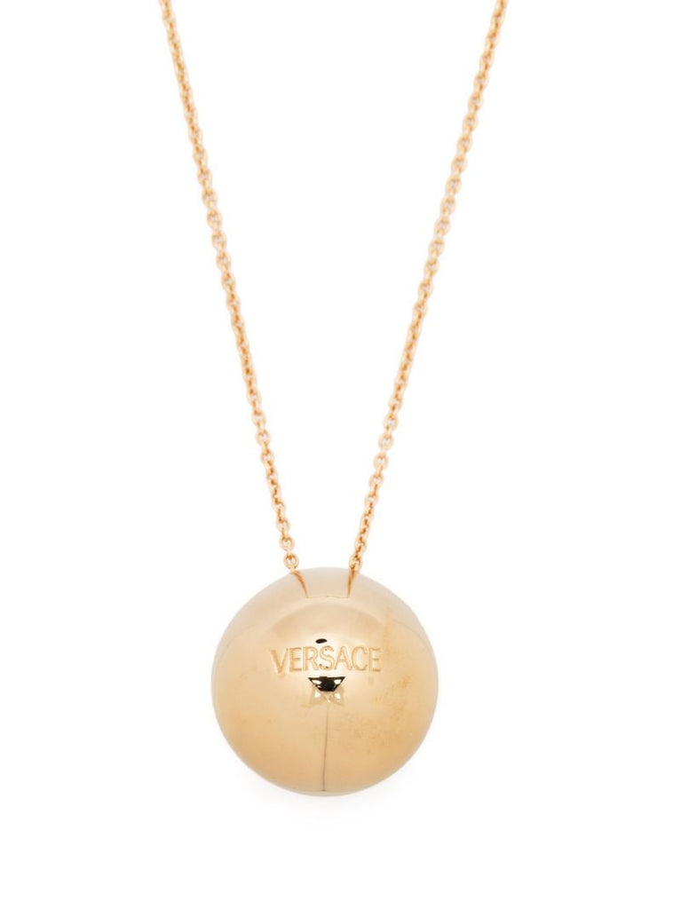 Gold-tone Logo-engraved Necklace