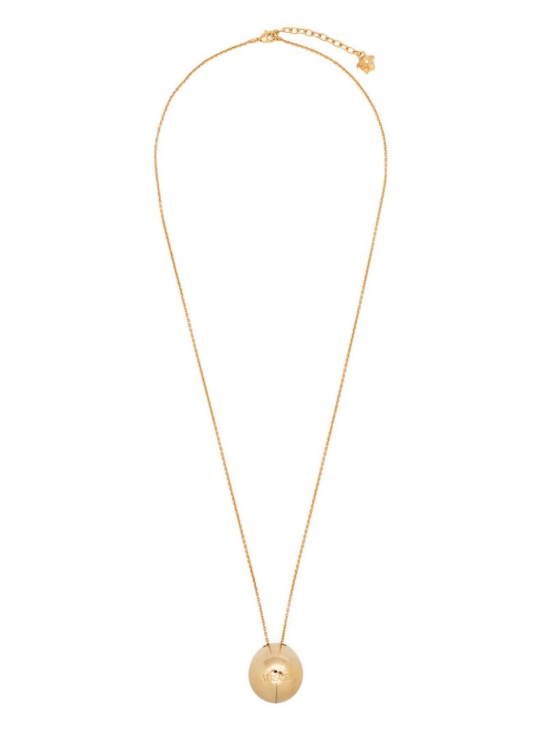 Gold-tone Logo-engraved Necklace