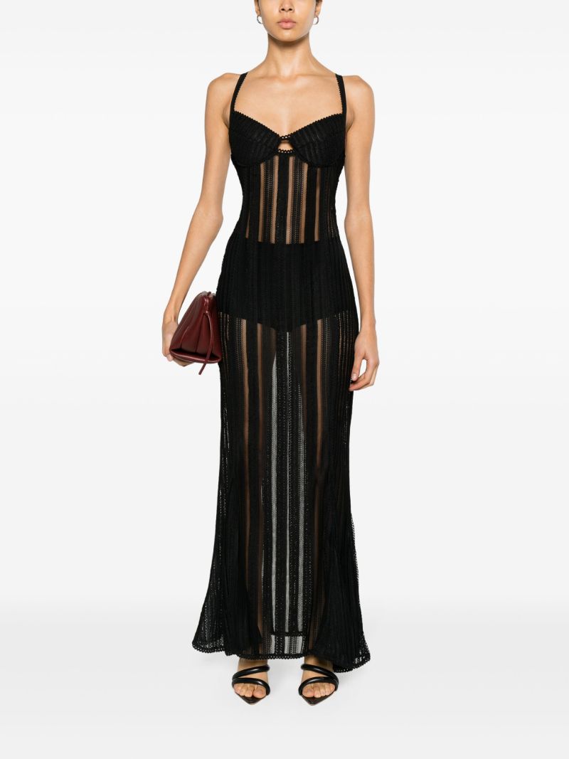 Black Yayay Lace Maxi Dress