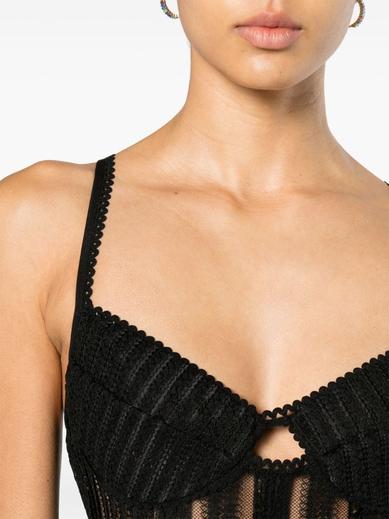 Black Yayay Lace Maxi Dress
