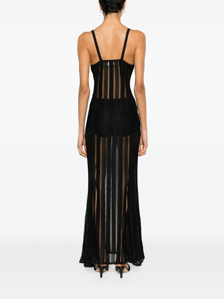 Black Yayay Lace Maxi Dress