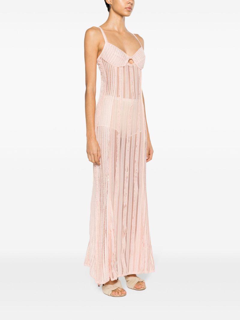 Pink Yayay Lace Maxi Dress