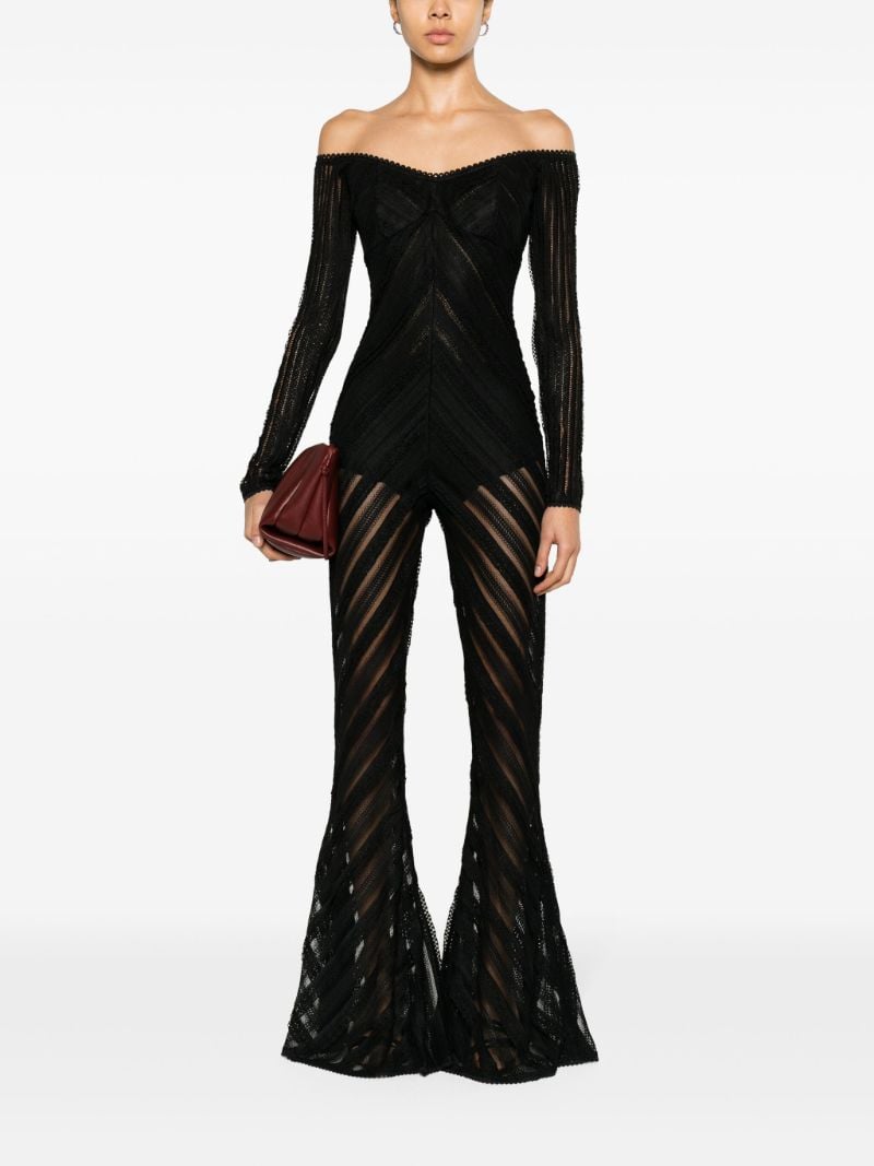 Black Zaray Lace Jumpsuit