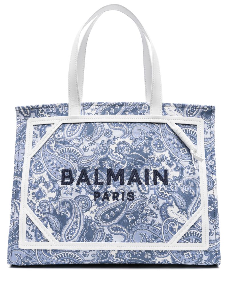 Blue Medium B-army Tote Bag