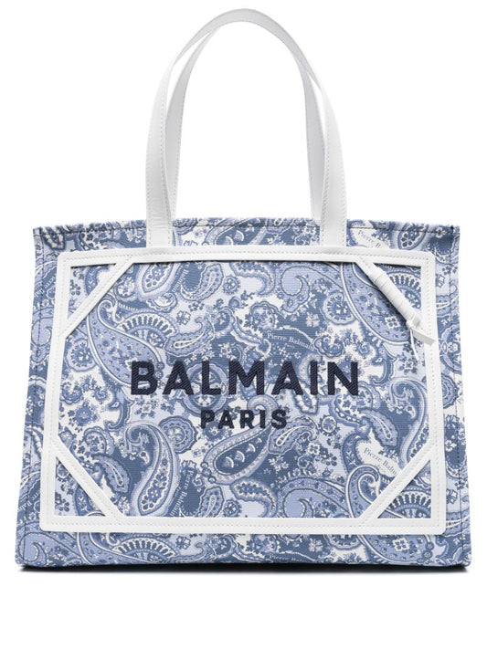 Blue Medium B-army Tote Bag