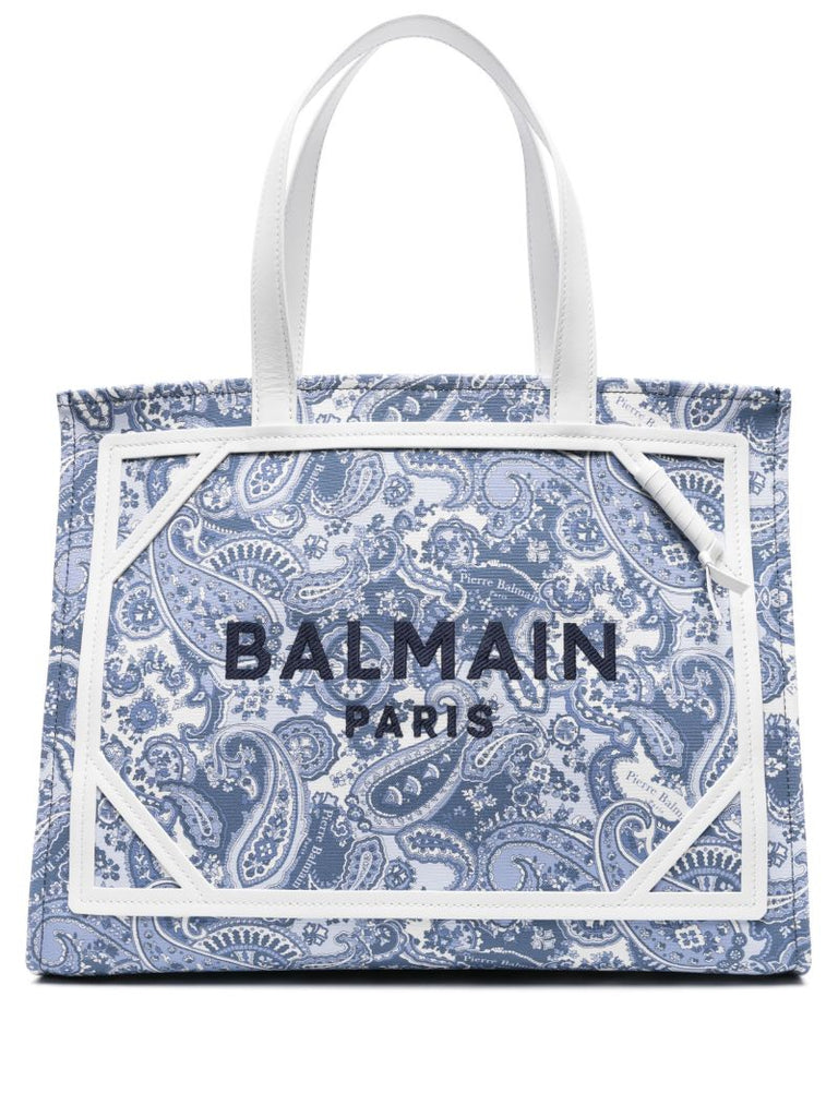 Blue Medium B-army Tote Bag