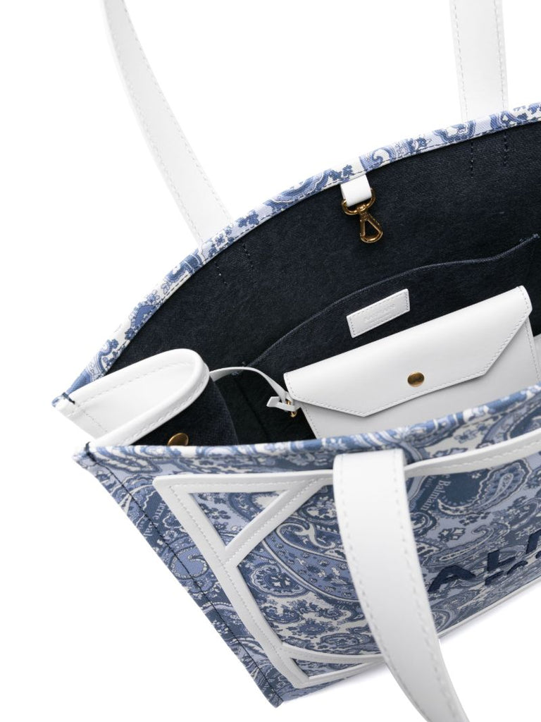 Blue Medium B-army Tote Bag