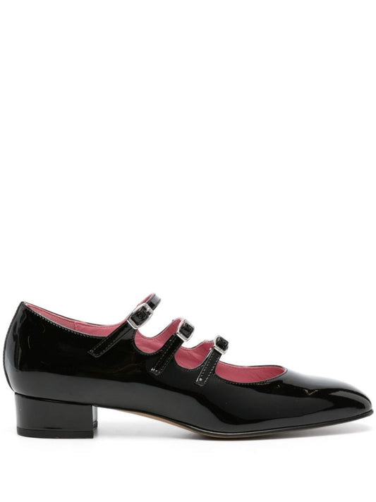 Black Ariana Patent Mary Jane Pumps