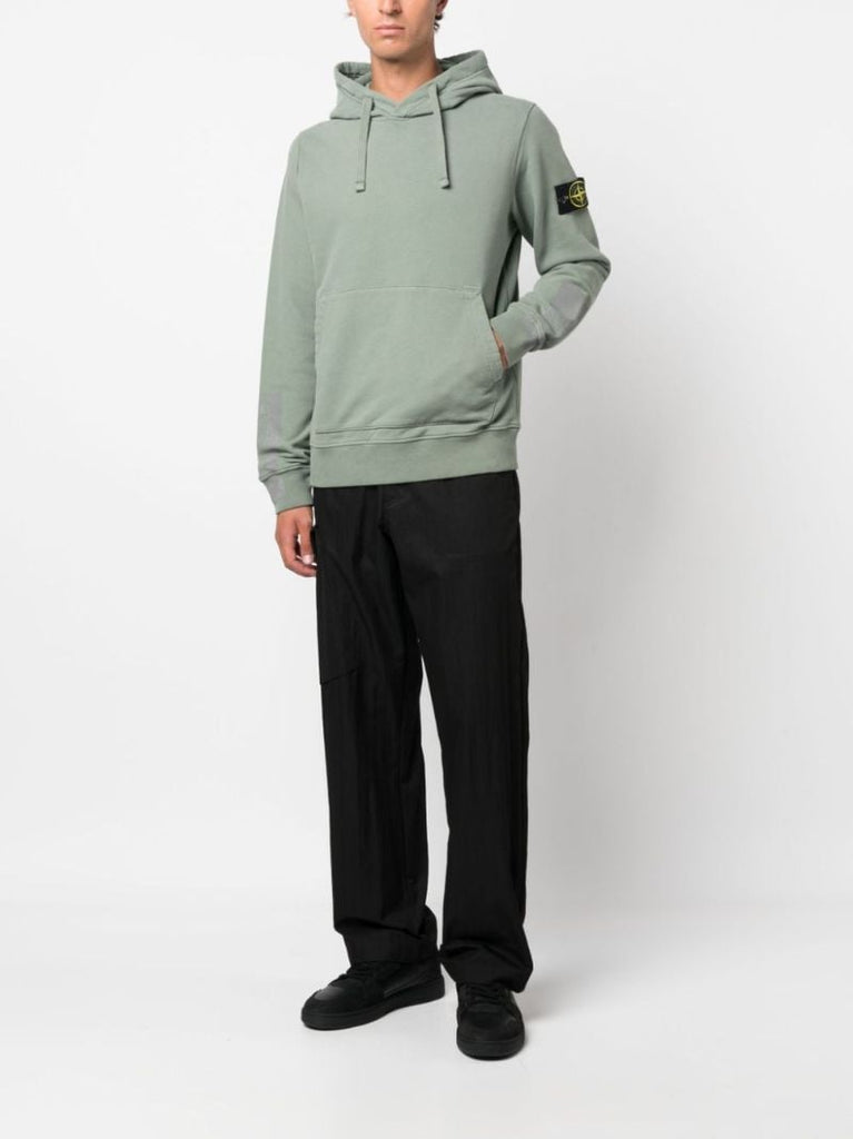 Green Cotton Hoodie