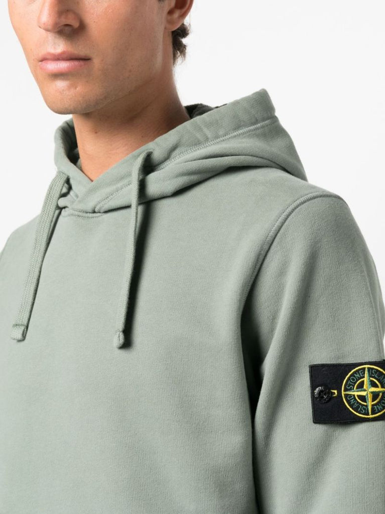 Green Cotton Hoodie