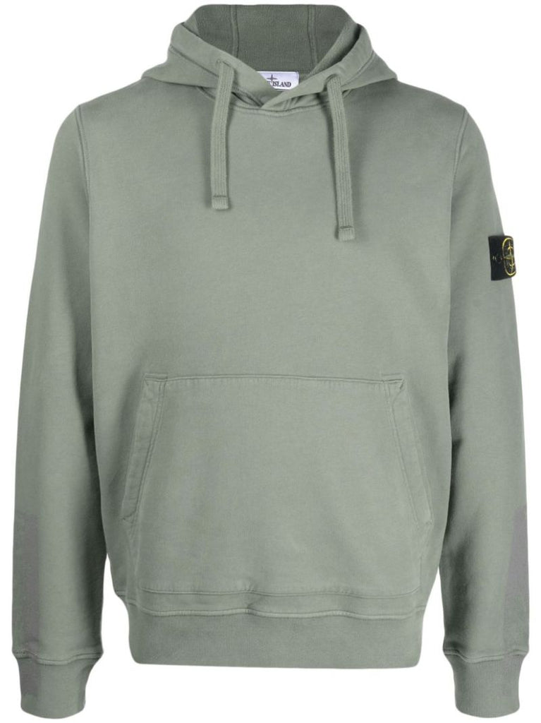 Green Cotton Hoodie