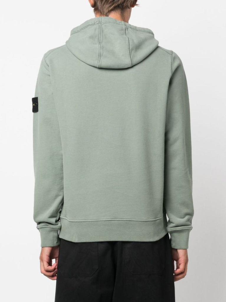 Green Cotton Hoodie