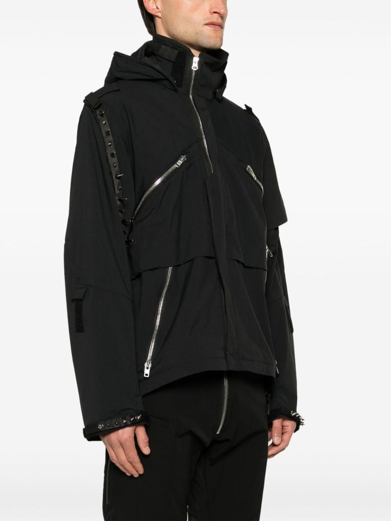 Black J1wb-e Hooded Windbreaker