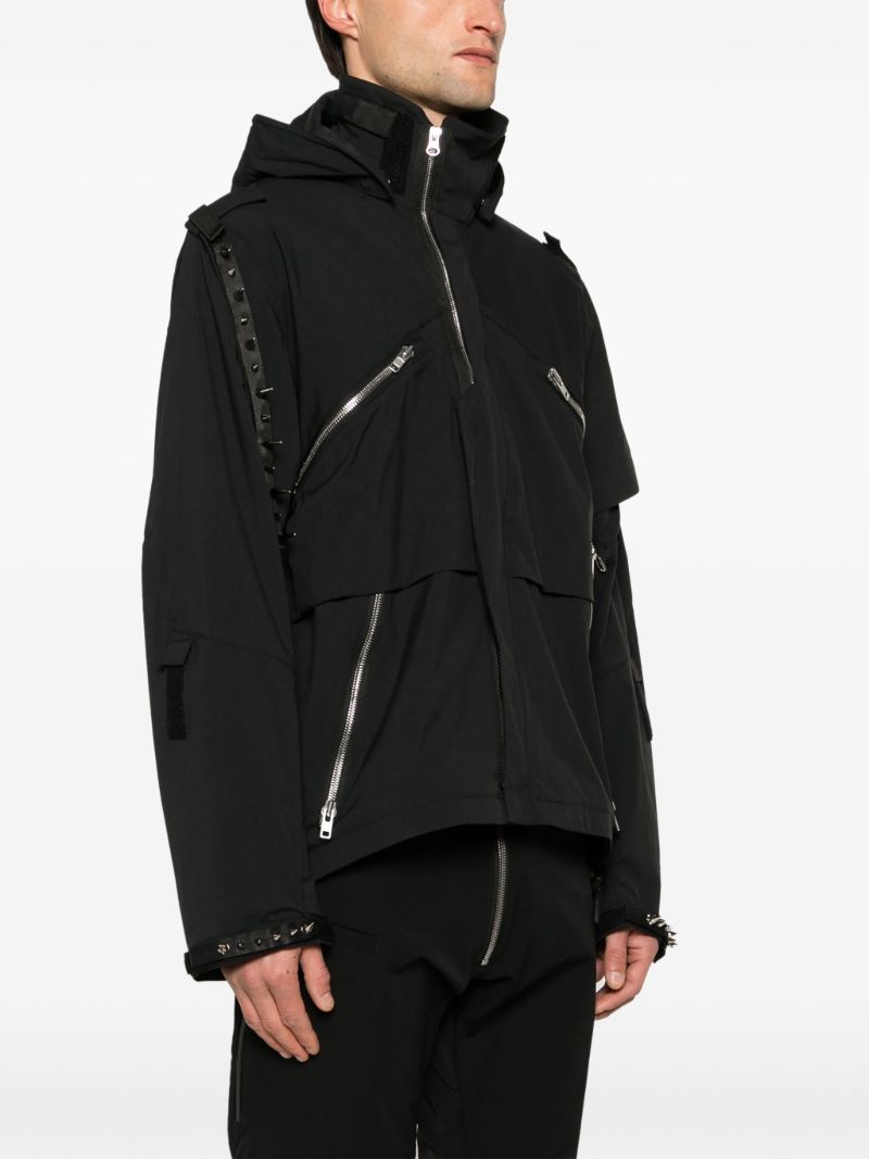 Black J1wb-e Hooded Windbreaker