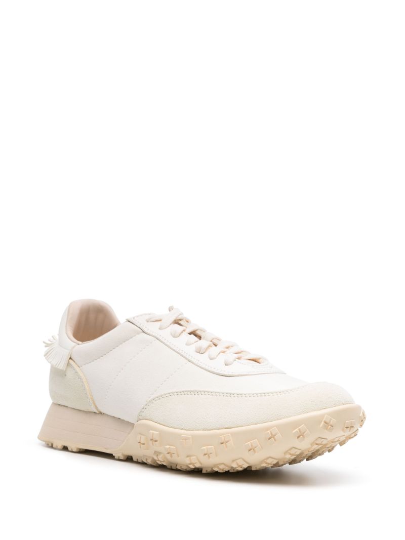 Neutral Hospoa Leather Sneakers
