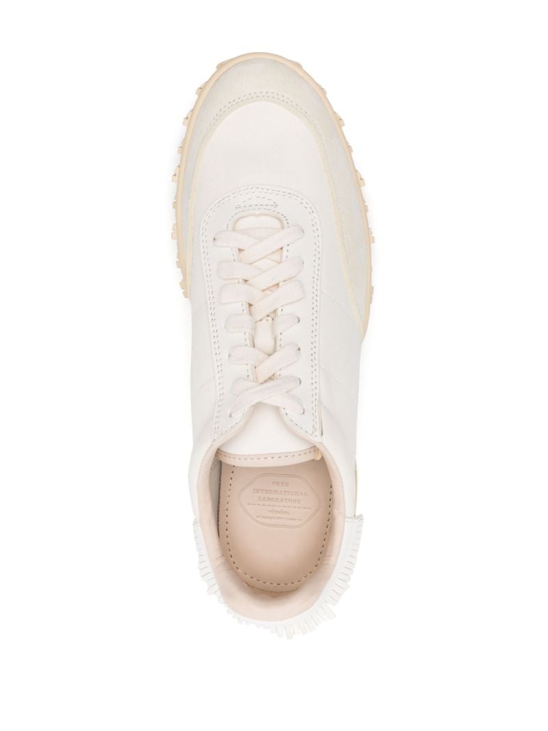 Neutral Hospoa Leather Sneakers