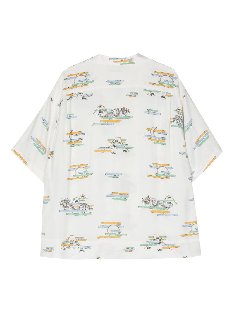 White Copa Graphic-print Shirt