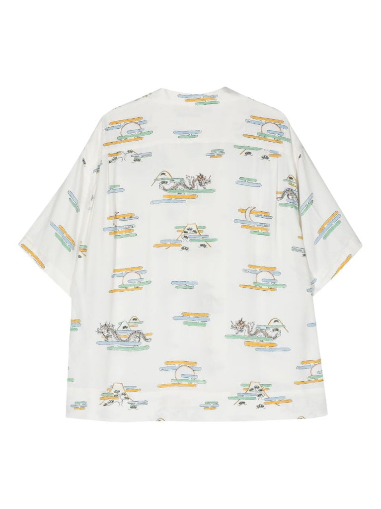 White Copa Graphic-print Shirt