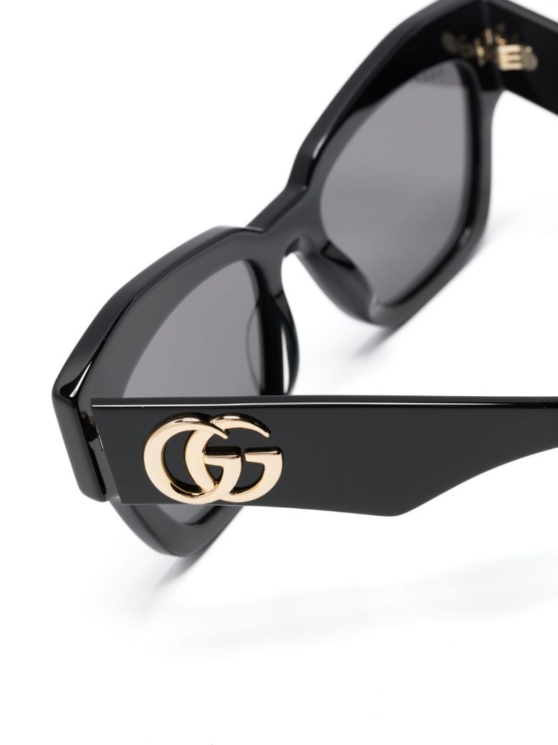 Black Gene Gg Square-frame Sunglasses