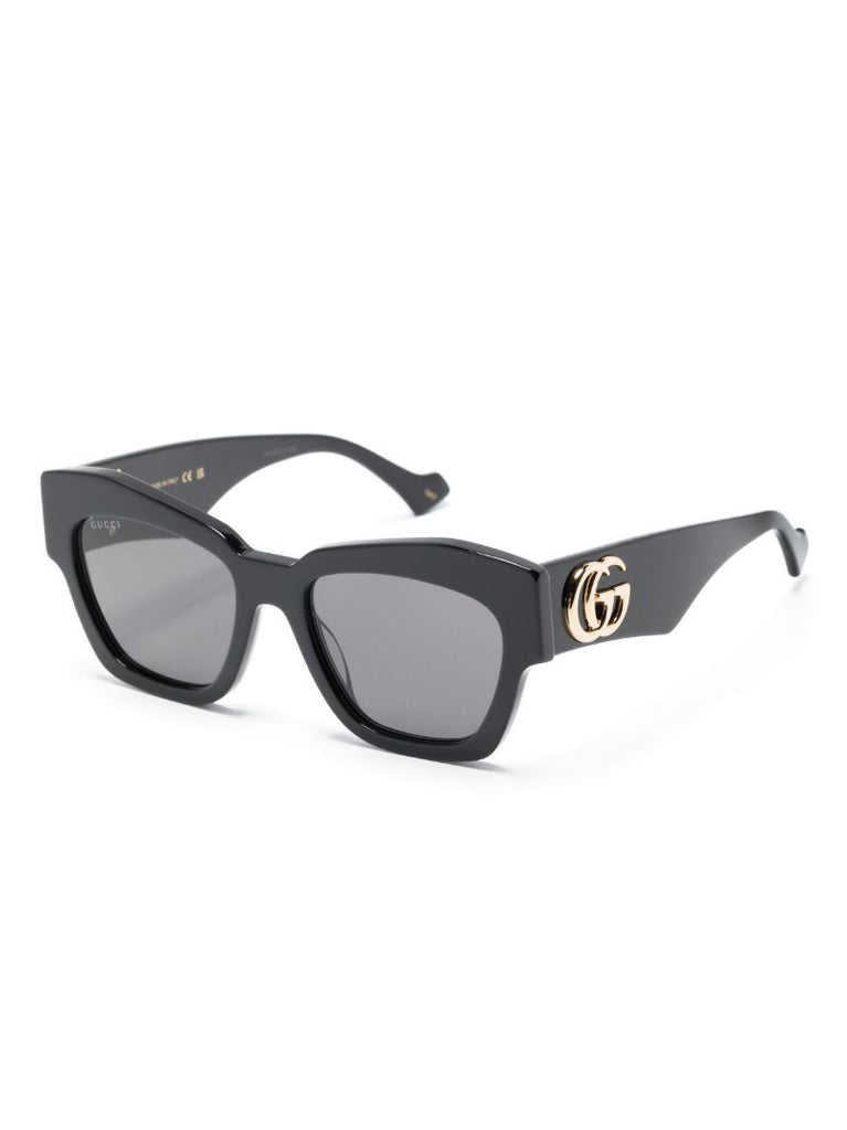 Black Gene Gg Square-frame Sunglasses