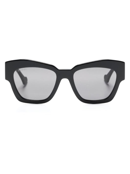 Black Gene Gg Square-frame Sunglasses