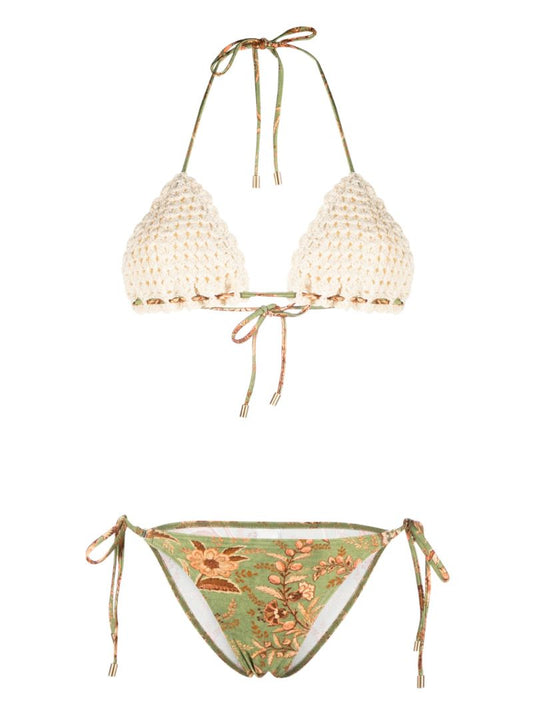 Green Junie Crochet Bikini Set