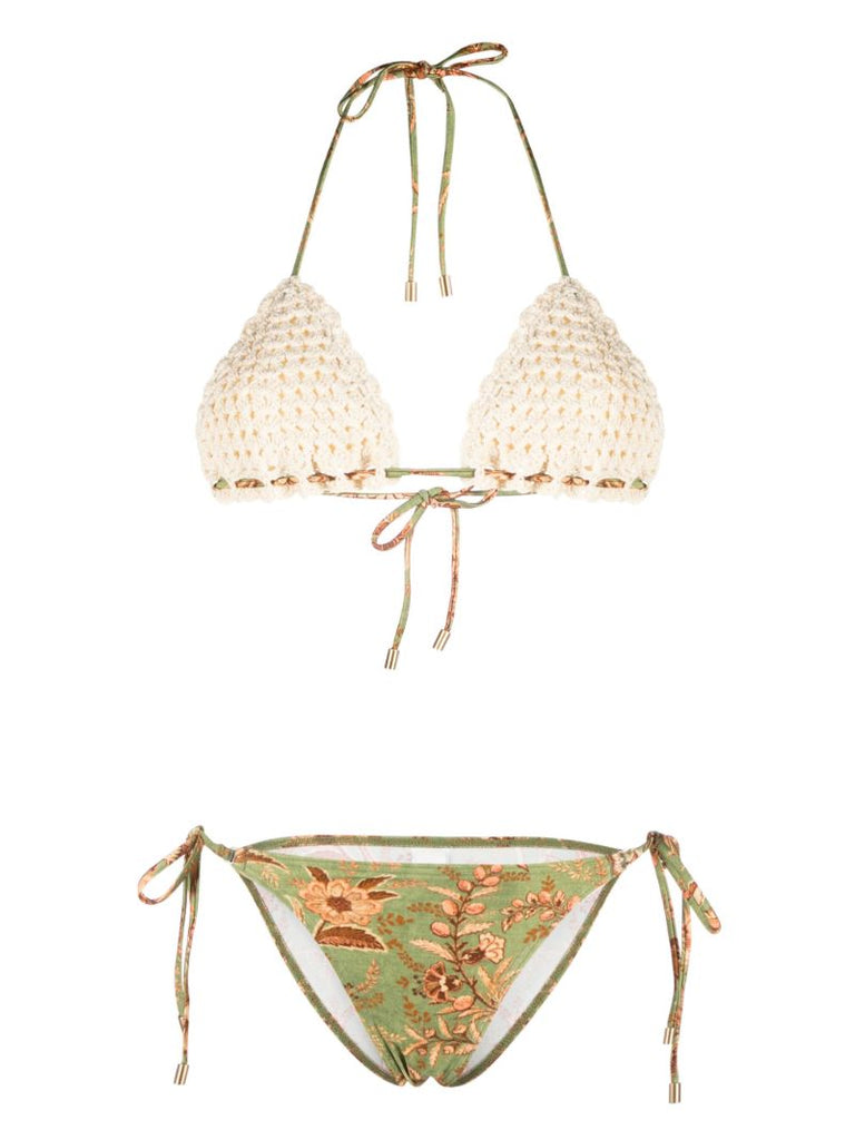 Green Junie Crochet Bikini Set