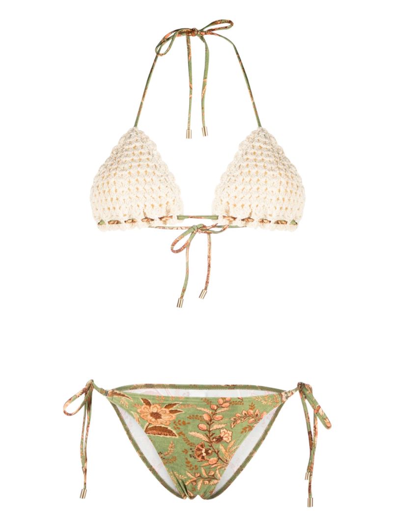 Green Junie Crochet Bikini Set