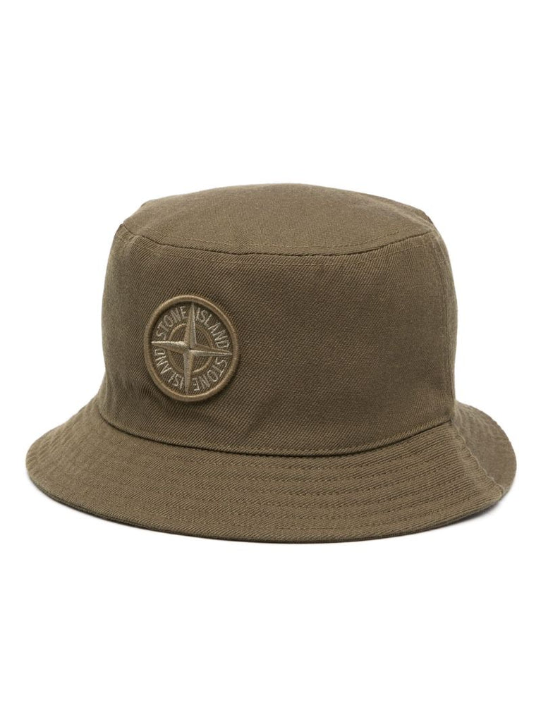 Green Gabardine Bucket Hat