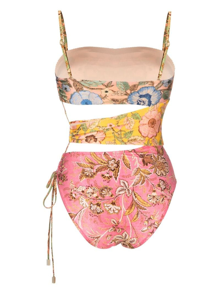 Multicolour Junie Cut-out Swimsuit