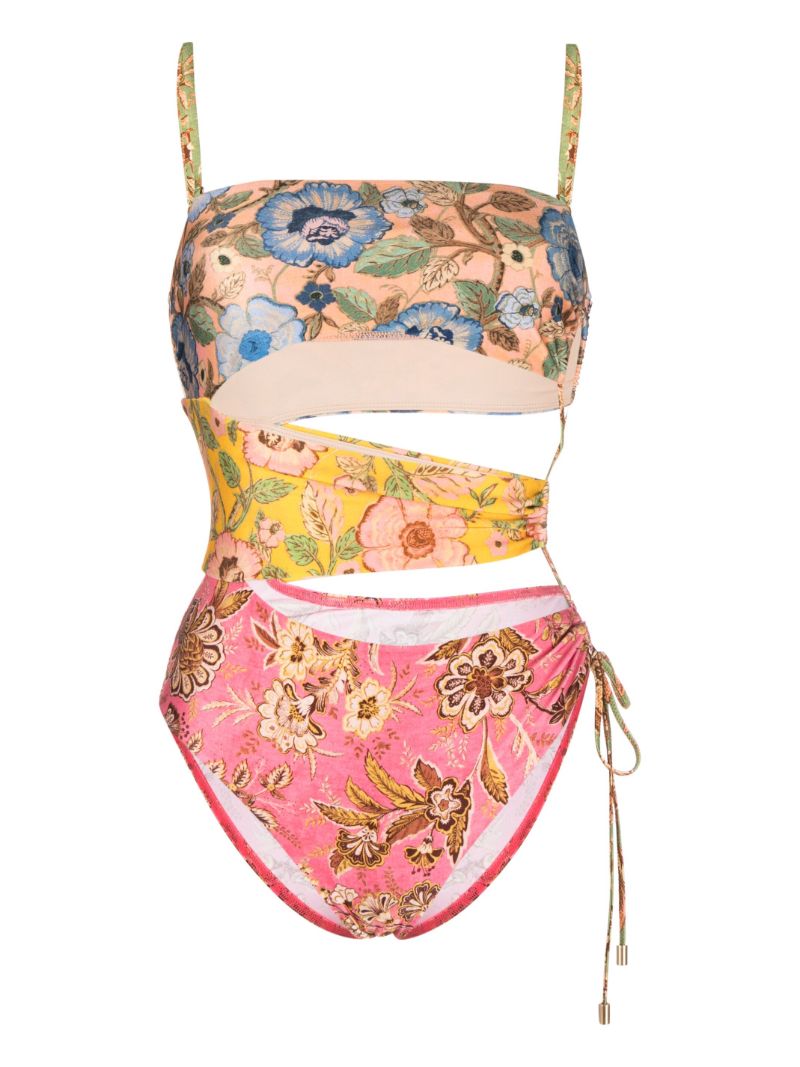 Multicolour Junie Cut-out Swimsuit