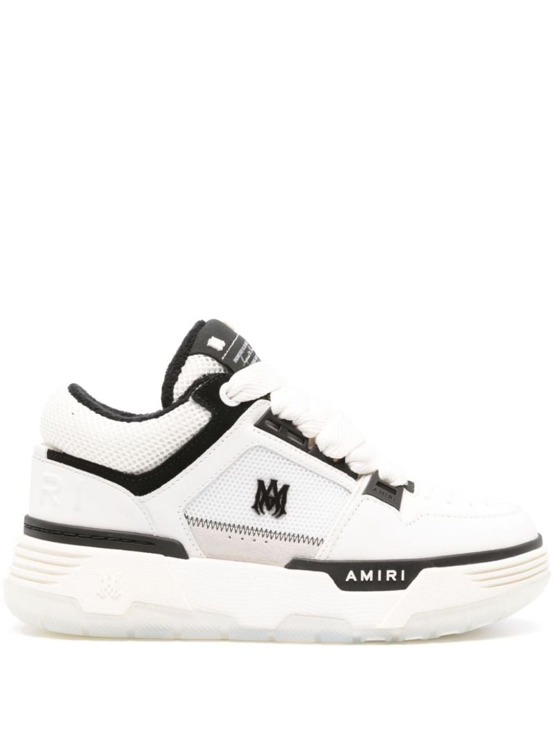 White Ma-1 Leather Sneakers