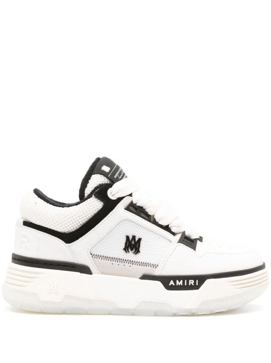 White Ma-1 Leather Sneakers
