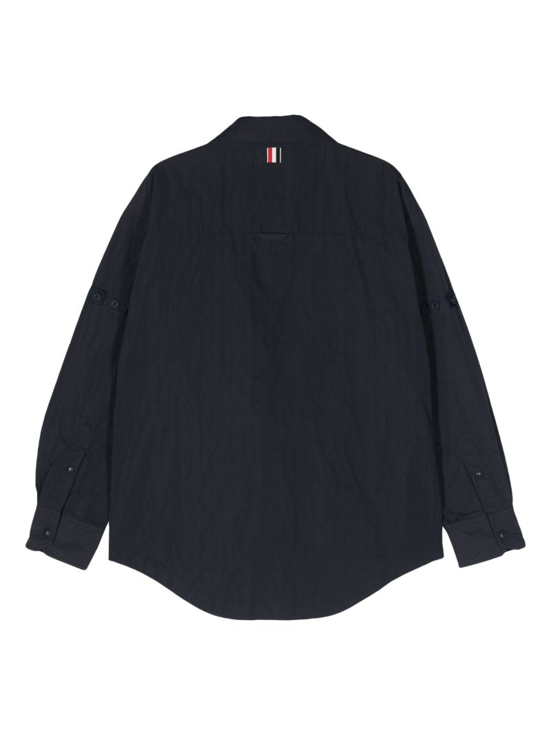 Blue Ripstop Shirt Jacket
