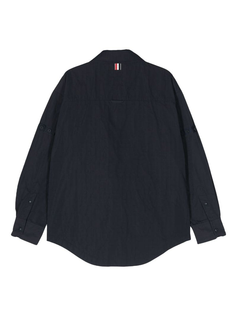 Blue Ripstop Shirt Jacket
