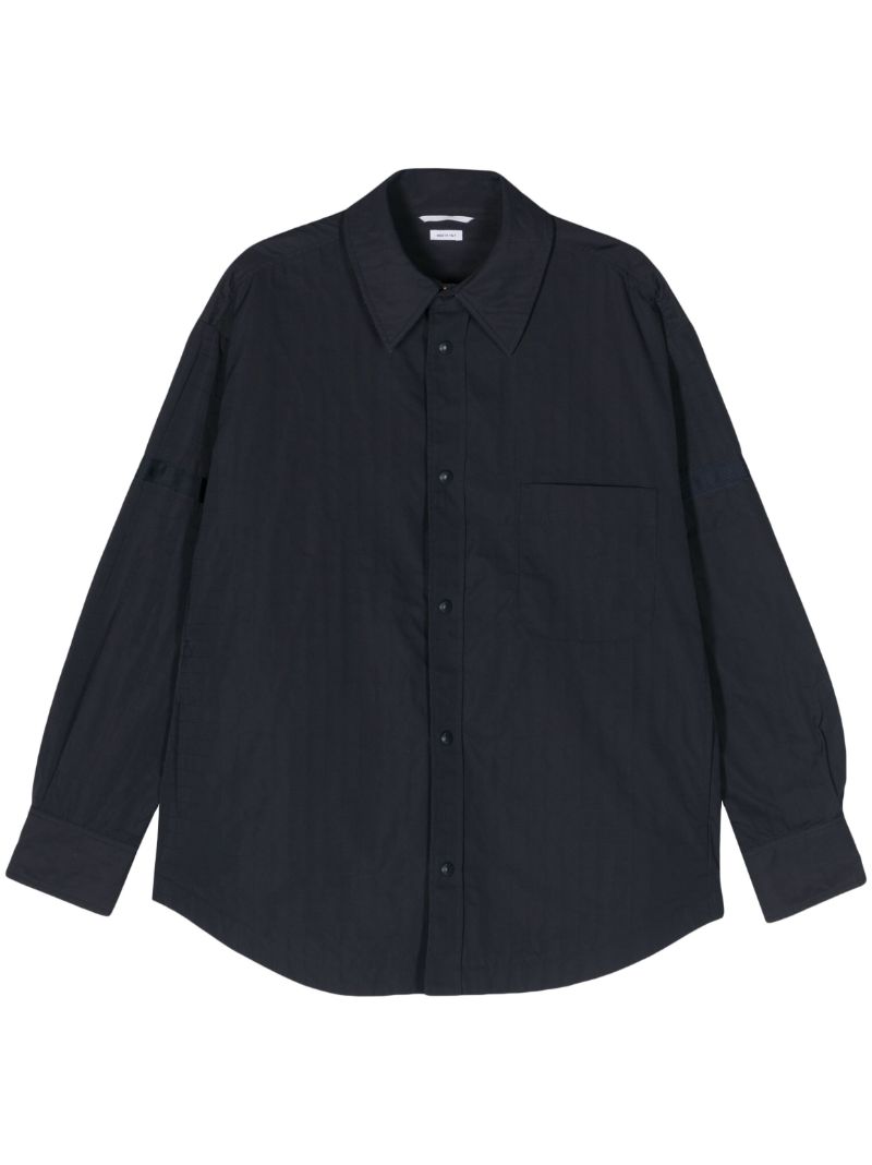 Blue Ripstop Shirt Jacket