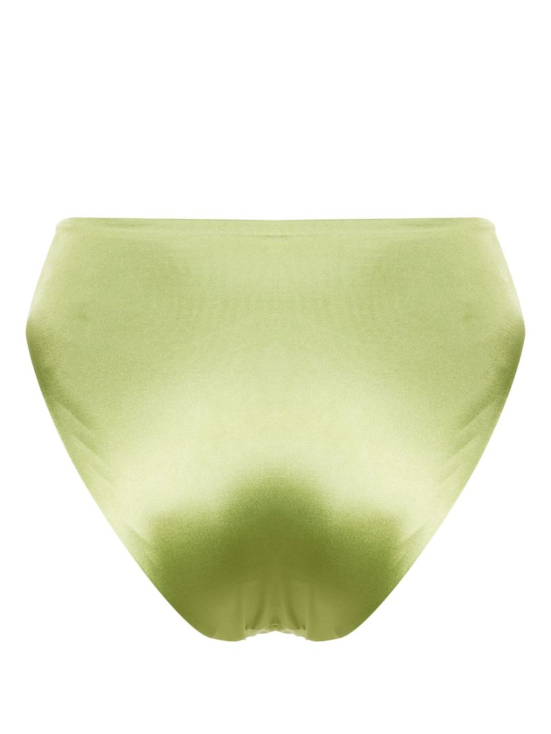 Green the 90s Rise Bikini Bottoms
