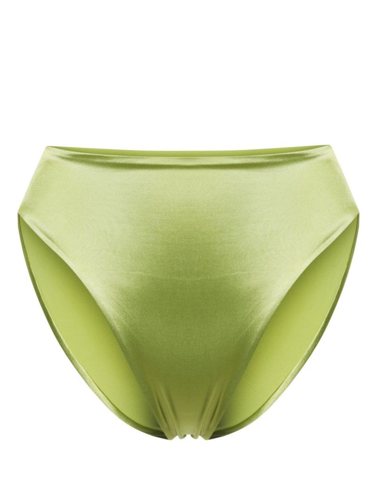 Green the 90s Rise Bikini Bottoms