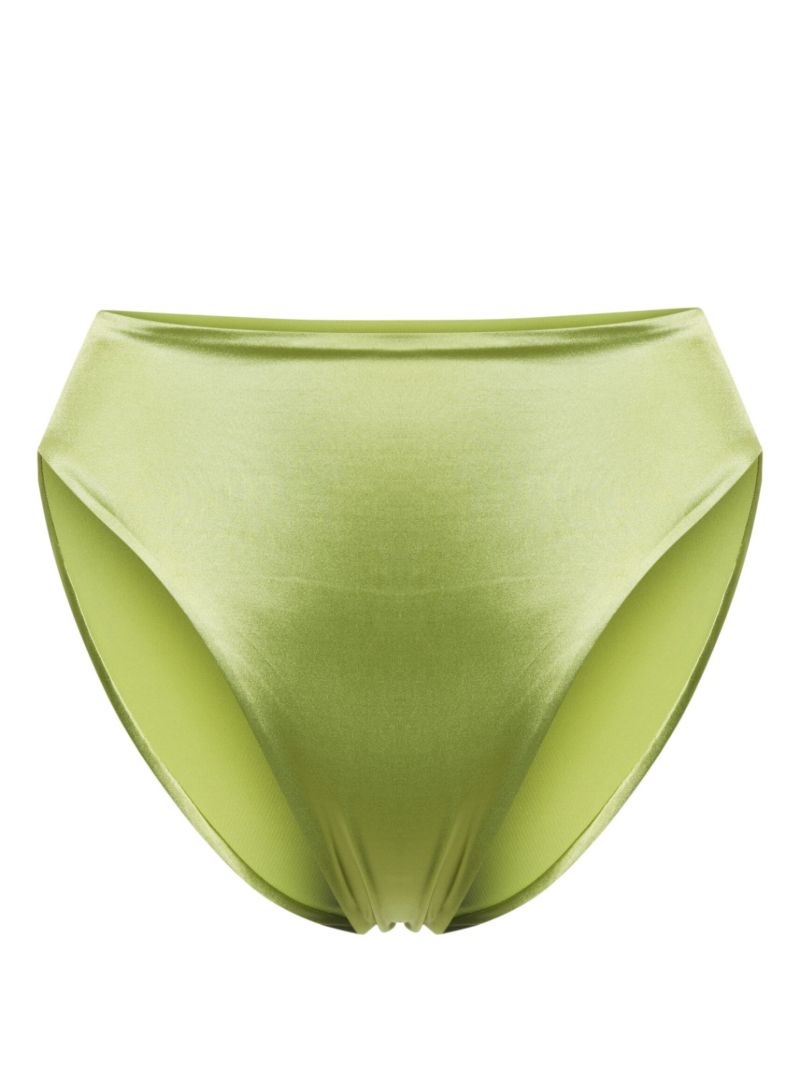 Green the 90s Rise Bikini Bottoms