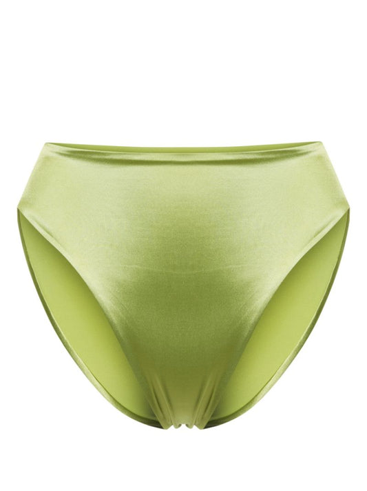 Green the 90s Rise Bikini Bottoms