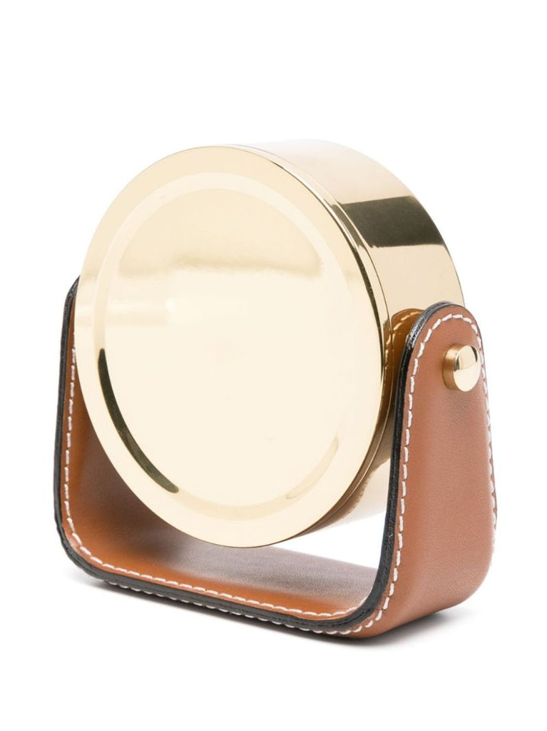 Brennan Leather Clock