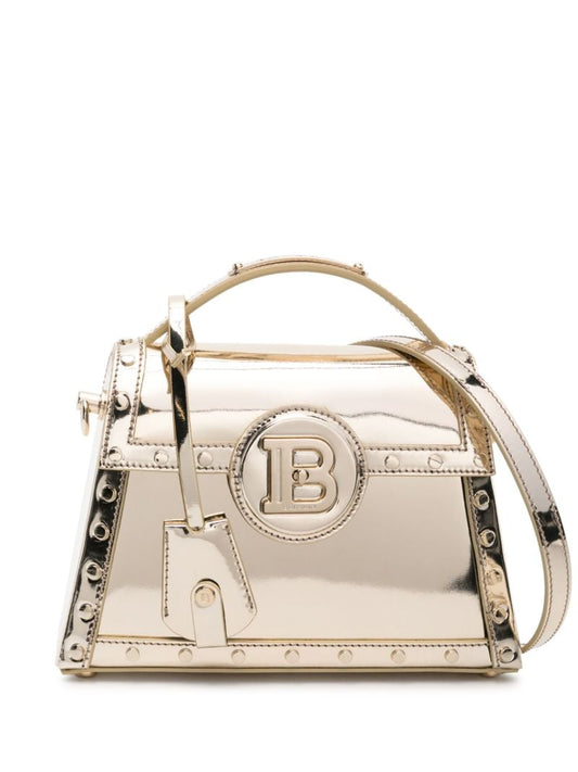 Gold-tone B-buzz Leather Crossbody Bag