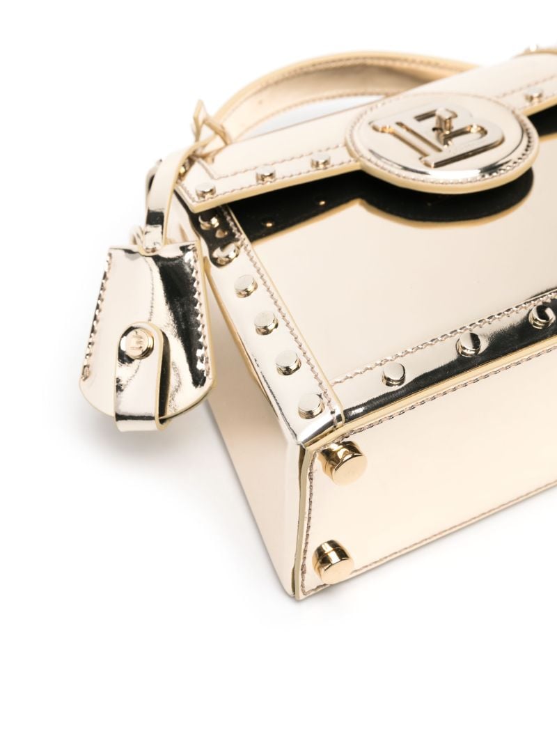 Gold-tone B-buzz Leather Crossbody Bag
