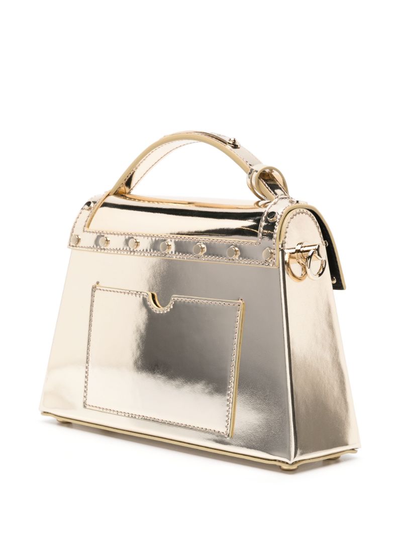 Gold-tone B-buzz Leather Crossbody Bag