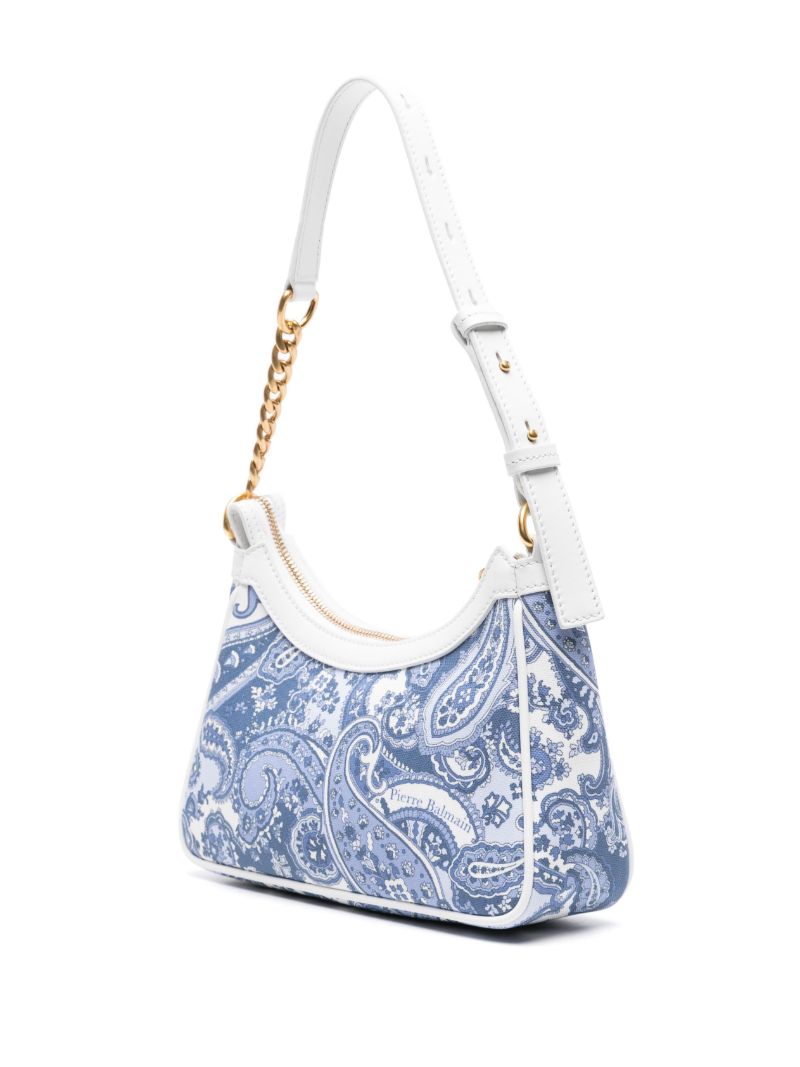 Blue B-army Paisley Shoulder Bag